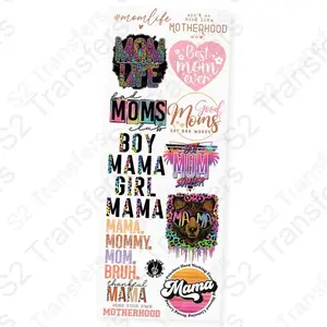 Vibrant Mom-Life Celebration Premade DTF Transfer Gangsheet - 22" x 60"