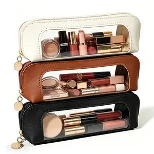 3PCS Portable Makeup Brush Bag,Zipper Storage Bag Organizer Pouch,Versatile Storage Stationery, Travel Storage Bag, Portable Cosmetic Storage Bag,Essential storage bag for fashionable girls