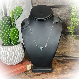 Longhorn Necklace - Silver