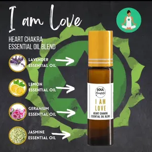 SOUL Manifesta I am LOVE Heart Chakra Essential Oil Blend Aromatherapy Wellness Therapeutic spell oil natural focus
