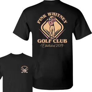 Pink Whitney Golf Club Tee T-shirt Sweatshirt - Find Your Perfect Fit - Colorful Varieties - Cross-gender Fashion - Everyday Basics - Choose Your Fashion