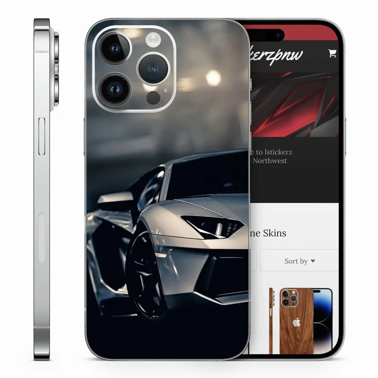 Lambo Vinyl Skins Compatible With Iphone