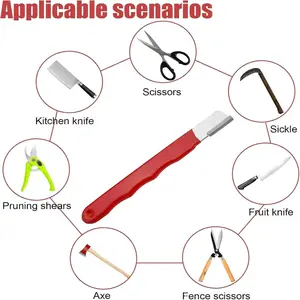 Portable Handheld Knife Sharpener Set, Quick Pocket Sharpening Tool for All Blades, Kitchen Tools, Outdoor Tools, Gardening Shears, Lawn Mower Blades