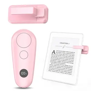 Remote Control Page Turner, Universal Wireless Remote, Rechargeable E-book Reader Remote Control Trigger, Reading Novels Page Turner Clicker for iPad Tablets