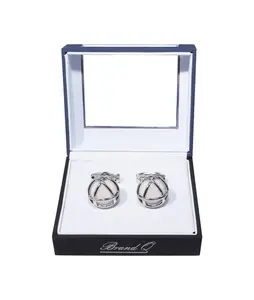 Brand Q CFN515-A Cuff Links White