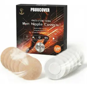 Nipple Covers for Men,100/132/160PCS Mens Nipple Covers,No Show Adhesive Patches for Runners,Gym,Surfing & Marathon
