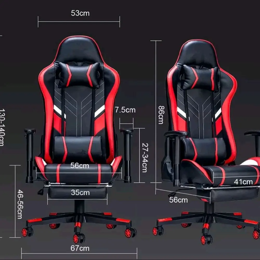 GC-RC03 Massage Gaming Chair 7-Point Adjustable Seat Height Ergonomic Office Chair