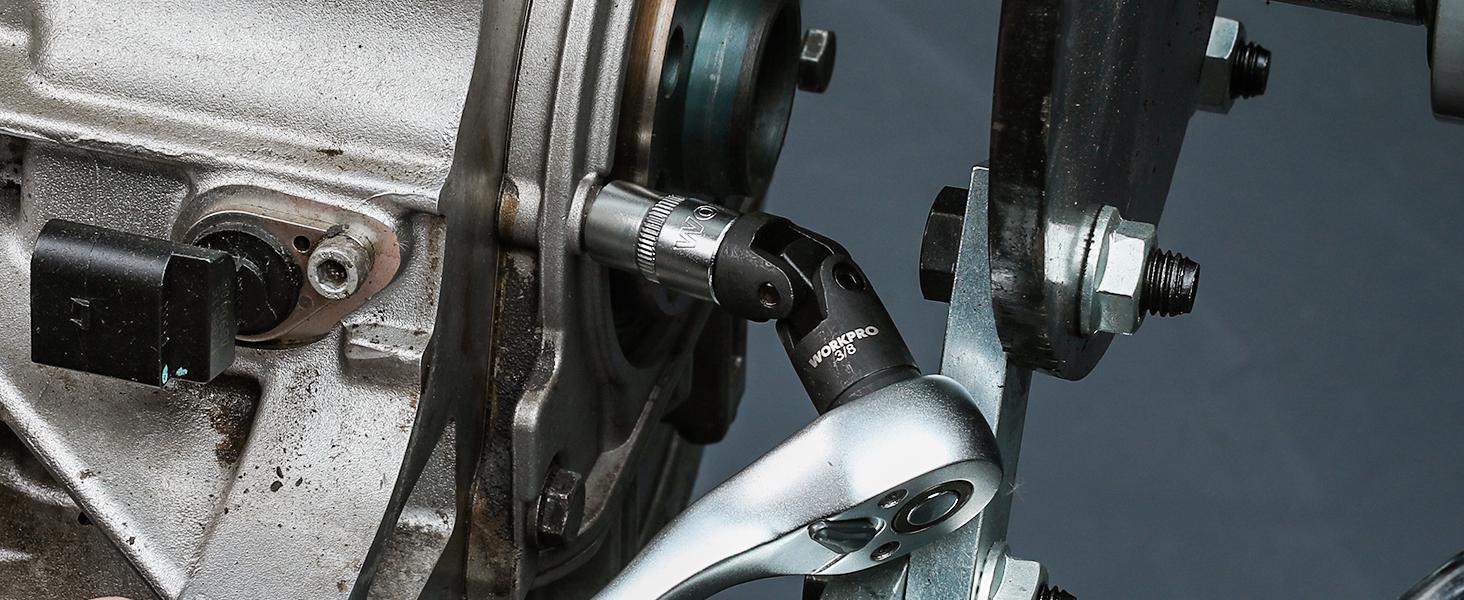 #SpringGlowUp WORKPRO 18-Pack Impact Socket Extension Set, Includes Socket Adapters, Ratchet Extension Set, Socket Extension Bar, Swivel Universal Joints and Impact Coupler, 1/4", 3/8" & 1/2" Drive #SpringGlowUp WORKPRO 18-Pack Impact Socket Extension Set, Includes Socket Adapters, Ratchet Extension Set, Socket Extension Bar, Swivel Universal Joints and Impact Coupler, 1/4", 3/8" & 1/2" Drive