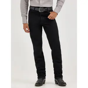 Wrangler Mens Cowboy Cut Slim Fit - Shadow Black