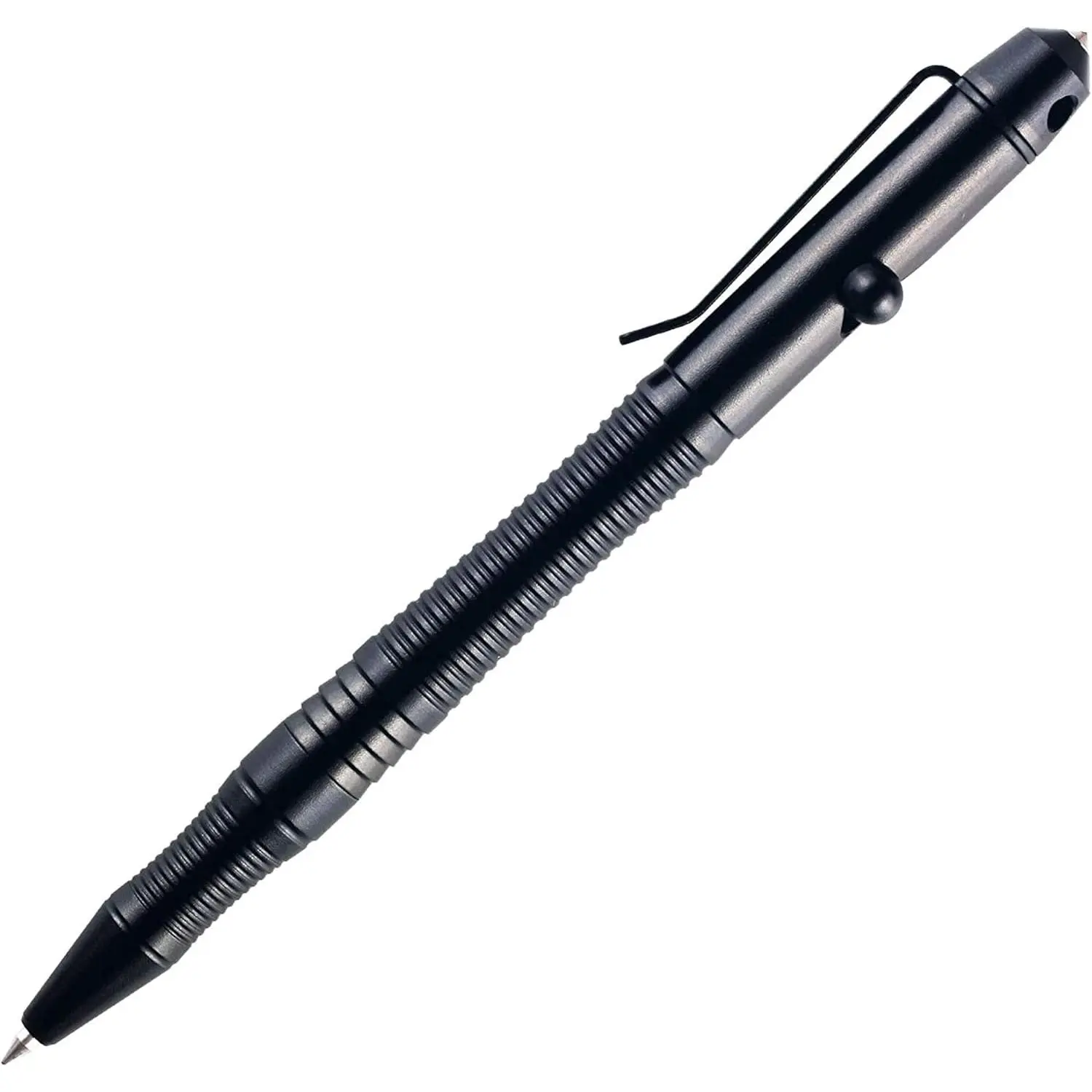 Bolt Action Pen Compatible with Pilot G2 Refill Durable Stainless Steel Clip for EDC Use Signature in Office School Color Black (TG205)