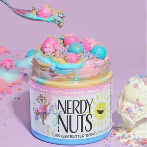 HOT! Cotton Candy Cream Cashew Butter Treat
