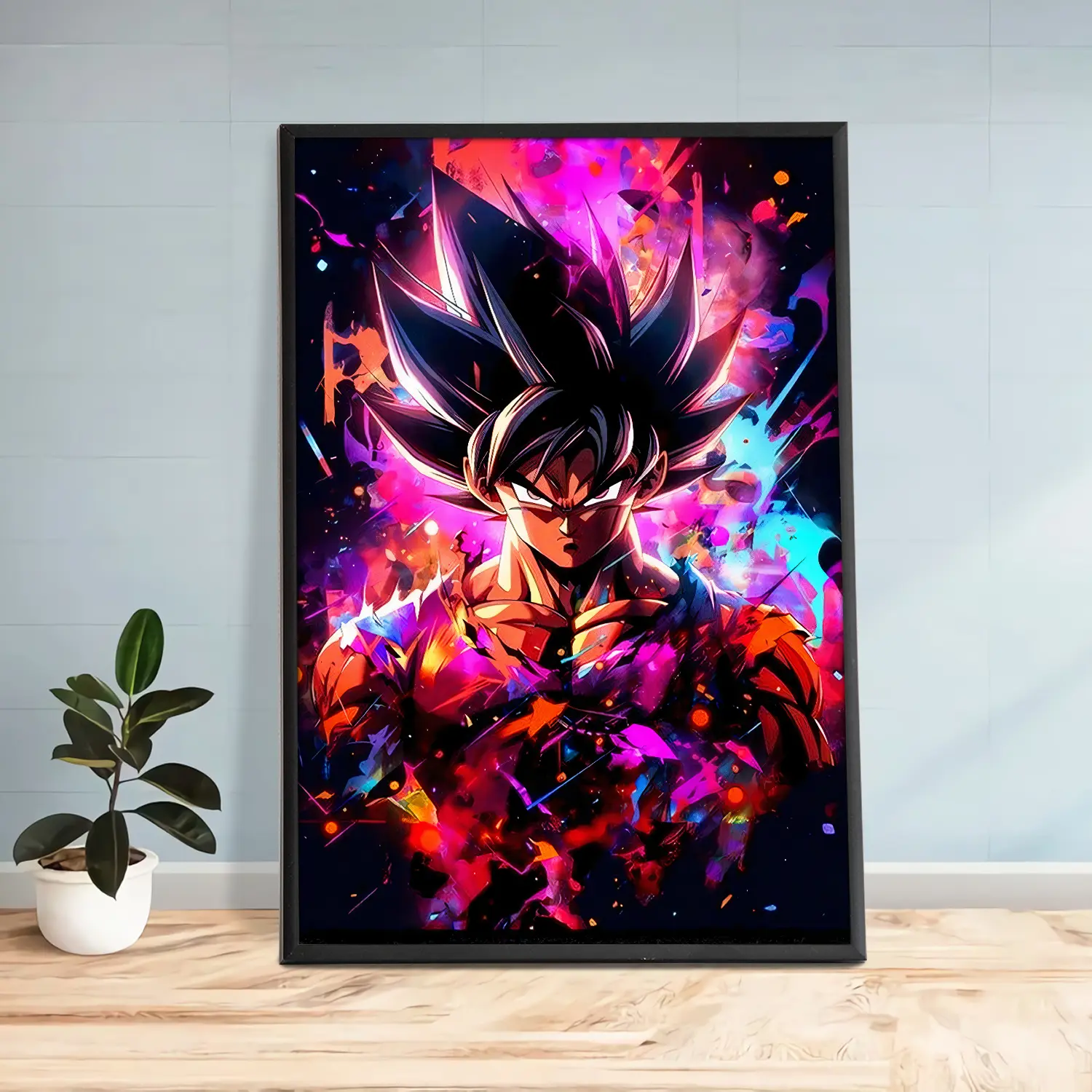 Galactic Battle Anime – Metal Wall Art Unframed Galactic Battle Anime – Metal Wall Art Unframed