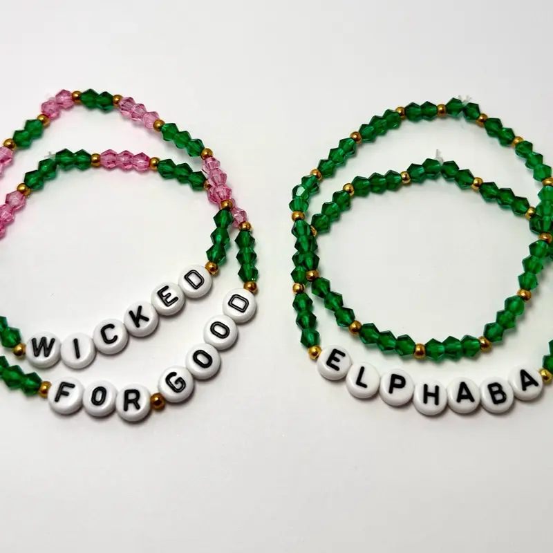Wicked For Good beaded Bracelets Elphaba Green