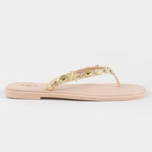 Seashell Flip Flops