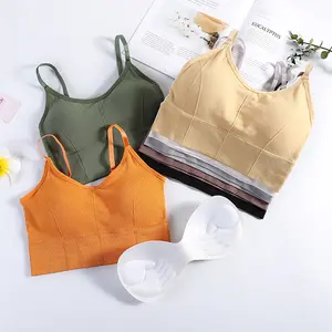 3-pack/4-pack stretch sleeveless off-shoulder tops - women's vests, available in multiple colors, casual style, comfortable and snug fit, multi-colored short knitted women's clothing