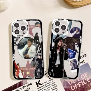 Michael Jackson Legendary Singer Phone Case For iPhone 11 12 13 14 Mini Pro Max XR X XS TPU Clear Case