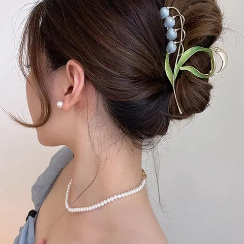 1 Piece Women's Elegant Flower Design Hair Claw, Hollow out Trendy Hair Claw, Fashionable Hair Accessories for Daily Life for Women & Girls, Claw Teen Girl Accessories As Gift for Valentine's Day, Flower Hair Clip, Claw Hair Clips