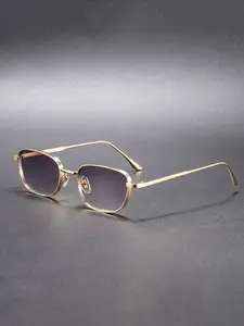 Unisex Metal Frame Uv400 Sunglasses, Retro Minimalist Style, Casual All-Season Eyewear, Perfect for Beach Weddings & Outdoor Activities