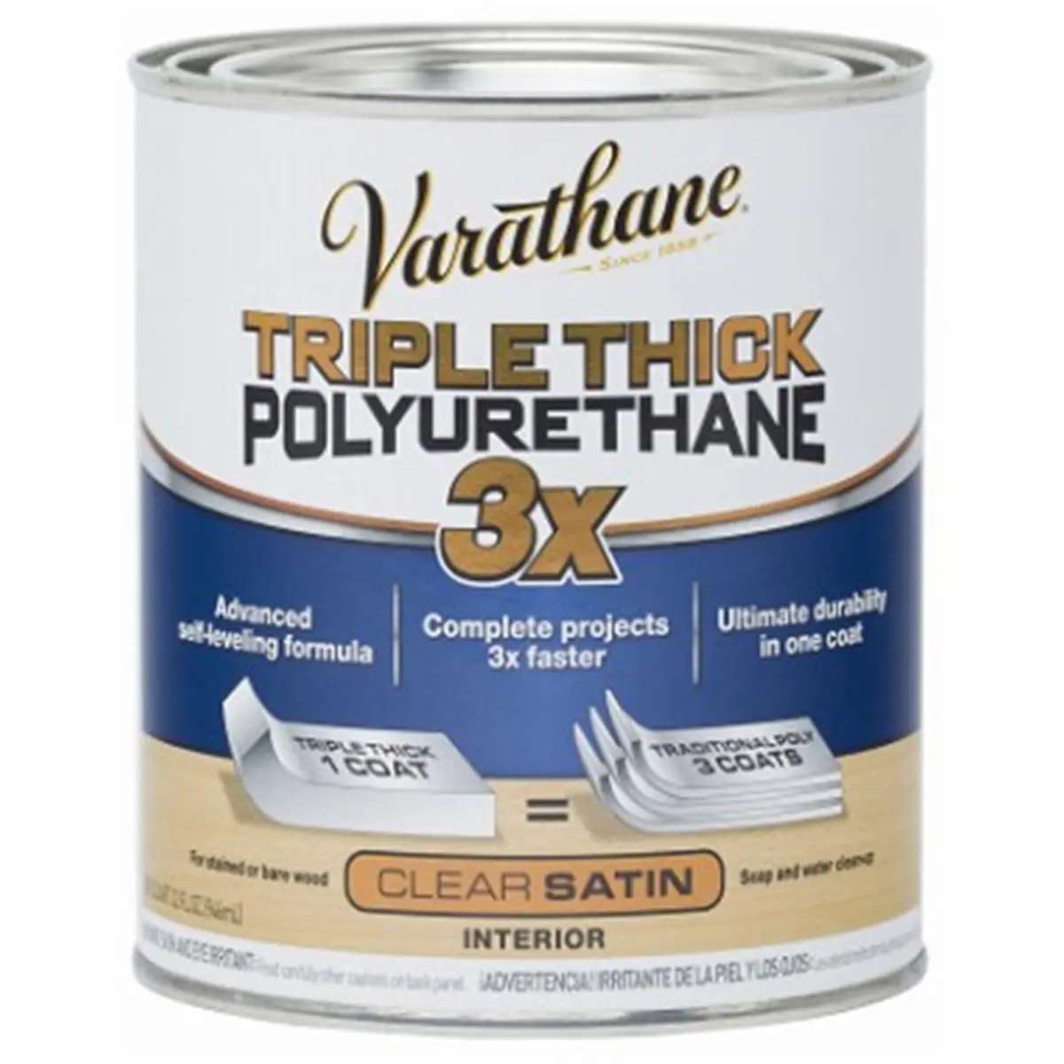 Rust-Oleum 219723 1 qt Triple Satin Polyurethane