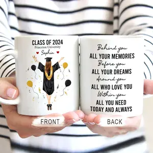 Personalized Graduation Mug 2026 | Custom Gift for Daughter | Class of 2026 Coffee Mug for Her | Unique New Graduate Keepsake