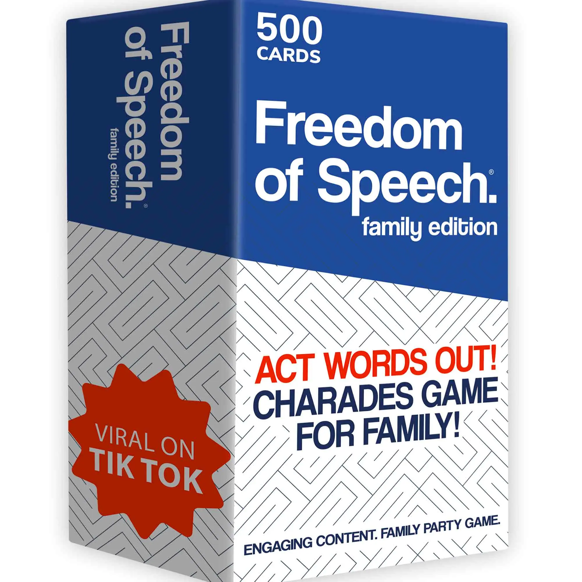 QUOKKA Freedom of Speech Family Edition Party Board Game - Card-Based Tabletop Game with Beep Timer, Word-Guessing Activity for Family Fun, Ages 10+, Tabletop Games