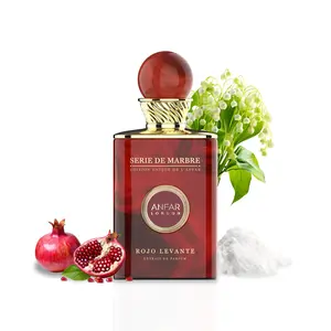 ANFAR London Rojo Levante Extrait De Parfum 3.4 oz / 100 ml for Women – Strawberry, Mandarin Orange, Violet, Jasmine & Musk, Long-Lasting Luxury Fragrance