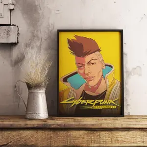 Cyberpunk Edgerunners Kraft Paper Anime Art Print Poster - Vintage Style Decor For Anime Fans