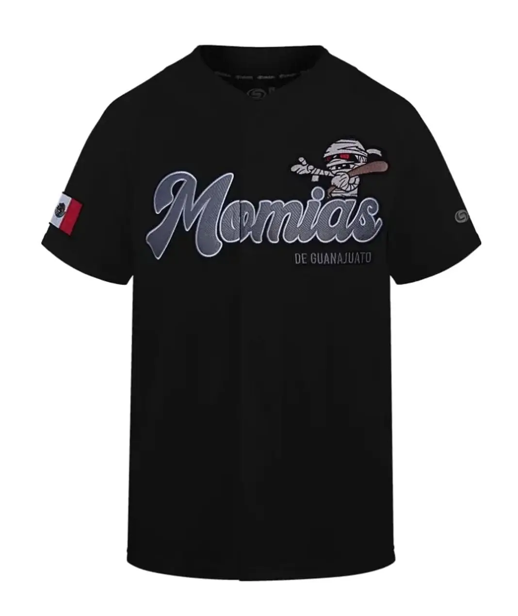 Momias de Guanajuato Button-Up Baseball Jersey, Breathable Athletic Sports Shirt, Unisex Mexican Team Fan Jersey, Streetwear Gift for Baseball Lovers