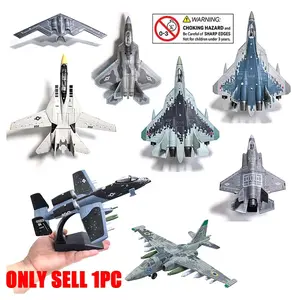 1:72 Scale Fighter Jet Building Blocks, Us F22 F35 F14 B2 Stealth Aircraft, Russian Su-35 Su-57 Model, Perfect Birthday Gift Toy