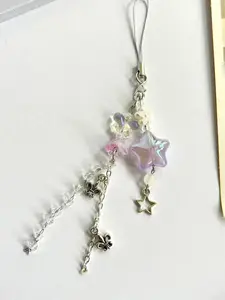 Y2K Star Butterfly Camera Charm DIY | Multi-Use for Kpop Binder, Bag, Phone & Floral Pattern Keychain - Preppy Trendy Gift for Teens