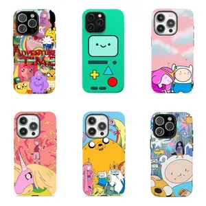 American Cartoon Adventure Time Phone Case | BMO & Rainbow Style, Must-Have for Street Style Tough phone case for iPhone 16/15/14/13/12/11/17 ProMax Plus for Samsung phones, suitable for both men and women,  Perfect Gift for  Gifts For Women Men..A gift