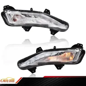 2X Bumper Fog Lights w/ LED DRL Turn Signal Lamps Fit For 2019-22 Chevy Malibu