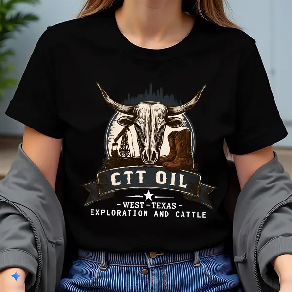 CTT Oil Exploration And Cattle Shirt, CTT Oil Landman Shirt, West Texas Exploration And Cattle Shirt