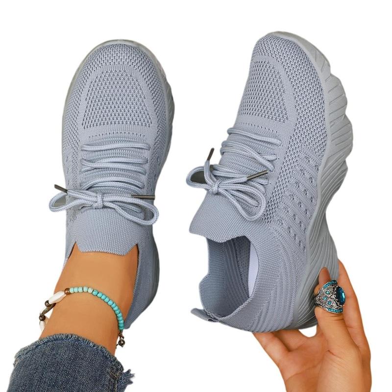 Women's Elegant Mesh Casual Sneakers - 2026 Lightweight Breathable Wide Toe Box Thick Sole Athletic Trainers for Fall Daily Commute, Mesh/Knit