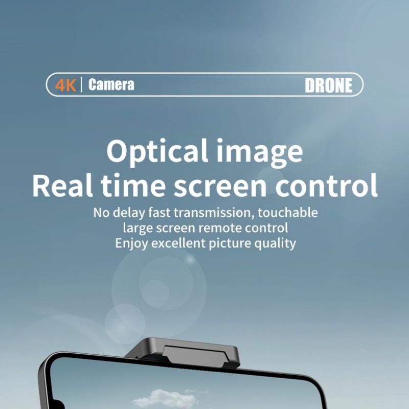 RC Drohe with 4K Dual Camera ObstacleAvoidance Foldable FPV Drone Long FlightTime for Beginners