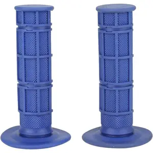 7/8 Inches Universal Motorcycle Grips Hand Grips for CRF50 CRF125 YZ80 YZ85 YZ250 KLX110 TTR125 SSR125 Pit Dirt Bike Off Road Parts Blue Rubber