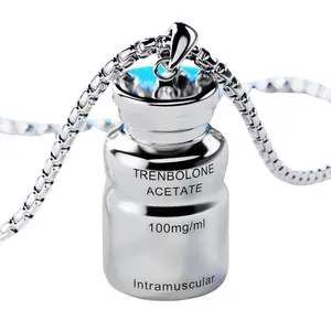 Trenbolone Pendant Stainless Steel Stylish Gym Necklace/Jewelry for Men and Women - Workout Motivation and Gift for Gym Rats