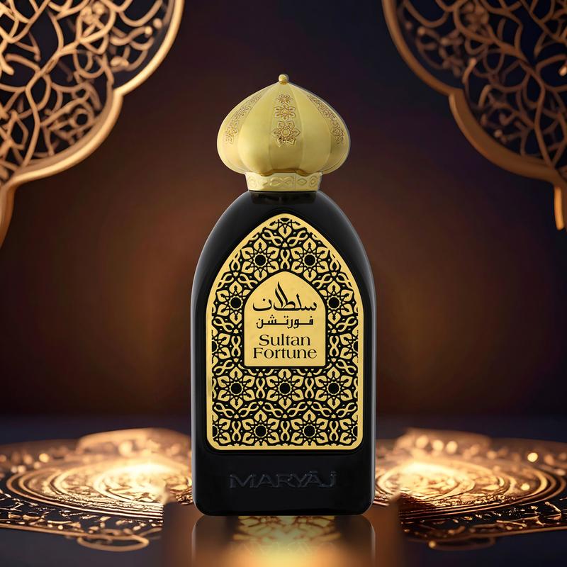Maryaj Sultan - Fortune - Long Lasting Perfume for Men and Women - Cologne for Men and Women - Rose, Patchouli Fragrances - Eau de Parfum - 3.4 oz