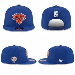 New Era 2026 New York Knicks NBA Finals Official Snapback Cap - Adjustable Flat-Brim, Unisex Basketball Streetwear Sports Collectible Hat