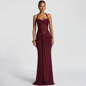 SUPÊR VÃLUE CHOICE Valentine's Day Women's  2026 Princess Cocktail Bodycon Dinner Rez Dress Womenswear Sleeveless Minimalist wedding guest dresses
