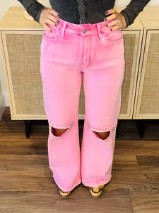 Rhinestone Denim Jeans