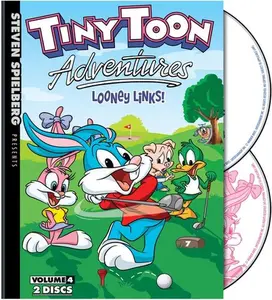 Steven Spielberg Presents Tiny Toon Adventures: Volume 4  [DVD Video Disc] 2 Pack, Eco Amaray Case