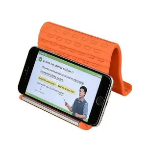 Flexible Silicone Phone Holder Stand for Desk and Bed, Universal Lazy Stand for Watching Videos and Reading, Adjustable Tablet Holder for iPhone Samsung and All Smartphones