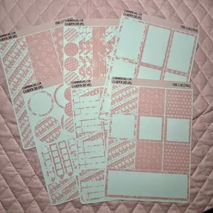 Pink Christmas Planner Sticker Kit