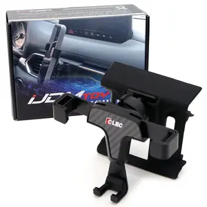 iJDMTOY Smartphone Gravity Holder w/Exact Fit Clip-On Dash Mount For Mazda 2018-up CX-5 (Won't Occupy Air Vent Opening)