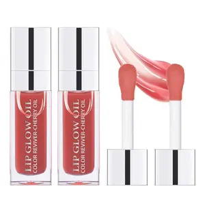 Hydrating Lip Glow Oil, Plumping Lip Oil, Tinted Lip Balm Lip Care, Transparent Toot Lip Oil, Moisturizing Lip Gloss, Non-Sticky Long Lasting Lip Oil Gloss, Lip Plumper Gloss (Rosewood)