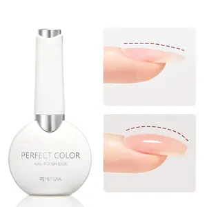 PERFECT COLOR 4 in 1 Builder Rubber Gel Base Coat for Nails, Clear Strength & Apex Building Foundation 12ml, Long Lasting Enhanced Reinforcement Gel Polish, Soak Off UV LED Gift for Thin Weak Nails