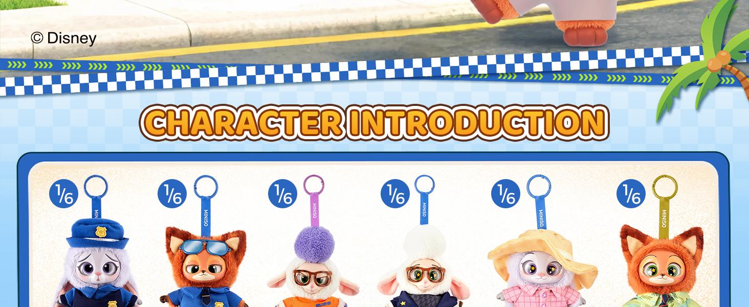 Disney Zootopia 2 Plush Blind Box,Keychain,Surprise Collectible Vinyl Plush Toys,Cute Collectible Stuffed Animals for Women | Adorable Surprise Gift, Office Decor & Unboxing Fun,Nick, Judy,Christmas Gifts New Year Gift