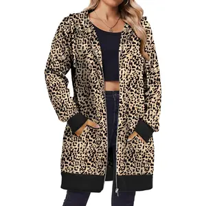 Women's Zip Up Hoodies Long Tunic Sweatshirts Oversized Fleece Casual Long Sleeve 2026 Fall Hoodie Jacket CoatGift