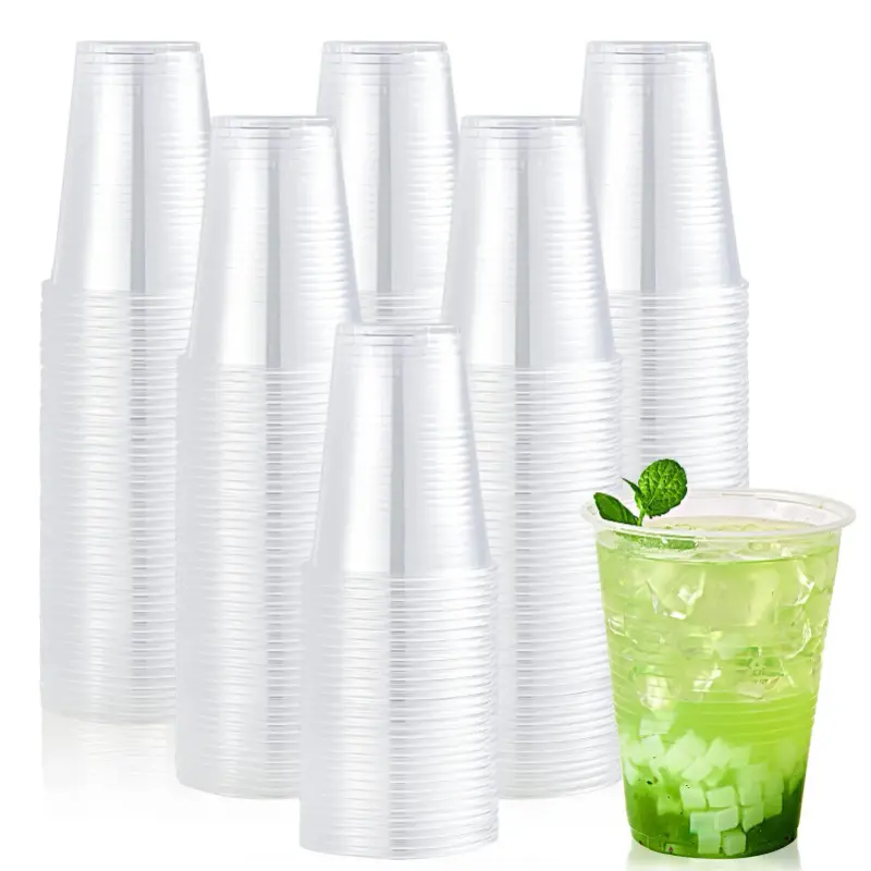 50/100PCS Disposable Clear Plastic Cup Outdoor Picnic Plastic Cup Drinking  Cup for Parties Birthdays Weddings Camping Utensils - TikTok Shop